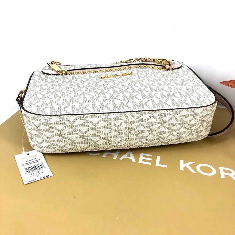 Michael Kors EW Crossbody Bag Vanilla - Picture 3 of 7